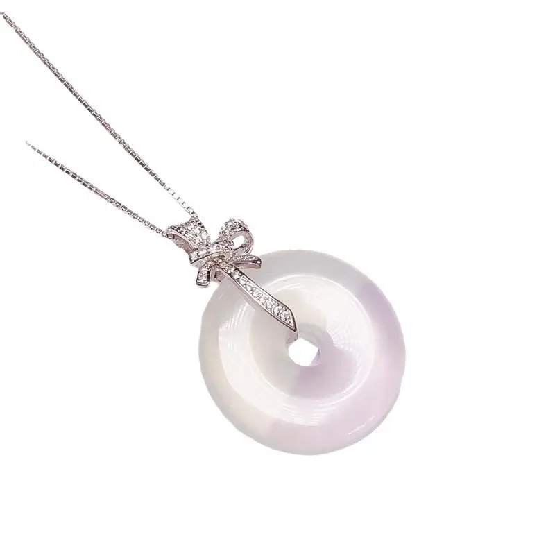 S925 Sterling Silver Bow Buckle Clip Pendant - Image 8
