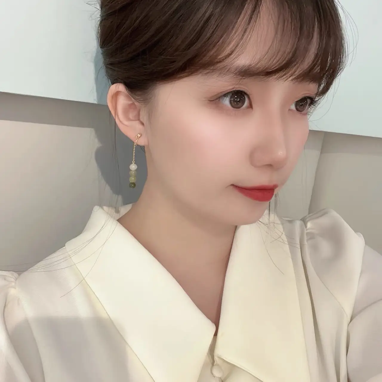 Green Jade Earrings for Women Anti-Drop — feature 8