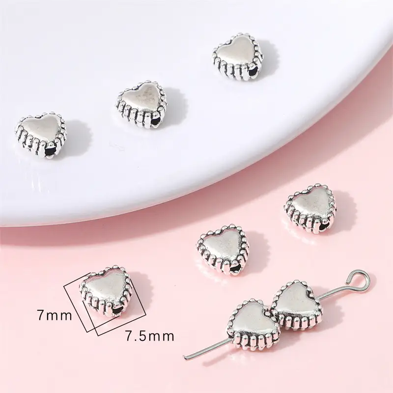 Ancient Silver Fish Bow Metal Accessories DIY Necklace Bracelet Pendant - Image 12