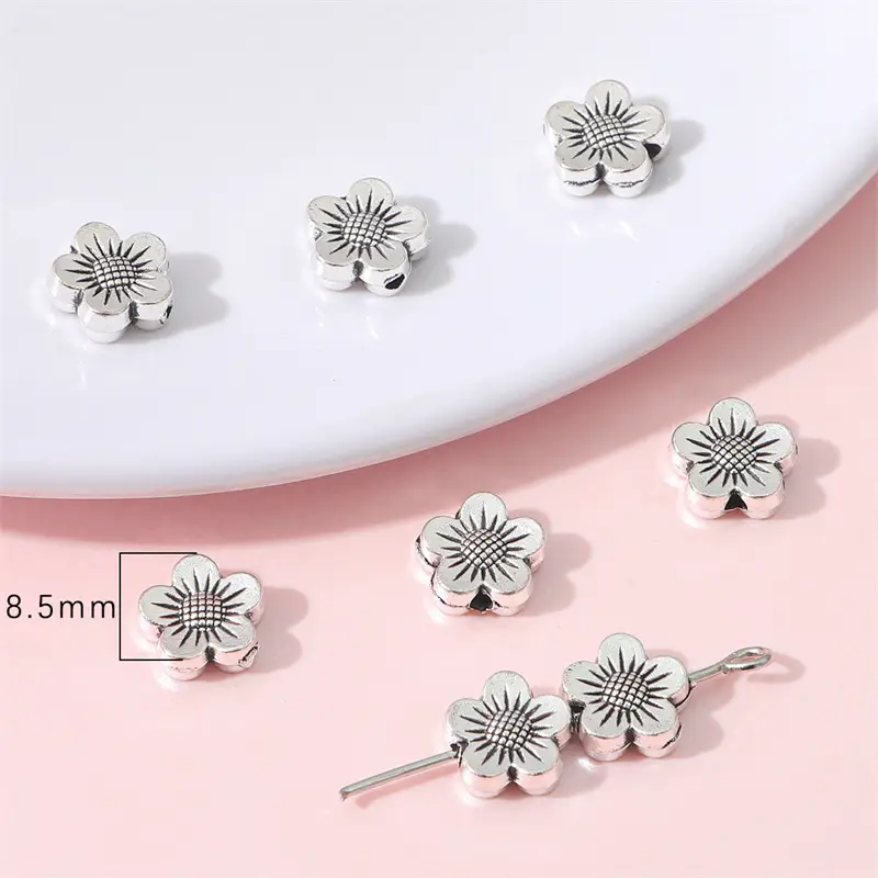 Ancient Silver Fish Bow Metal Accessories DIY Necklace Bracelet Pendant - Image 8