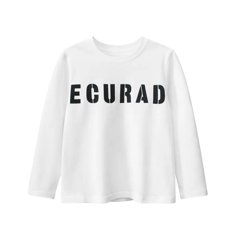Autumn Korean Boys Long Sleeve Printed Jacket Base Shirt Set