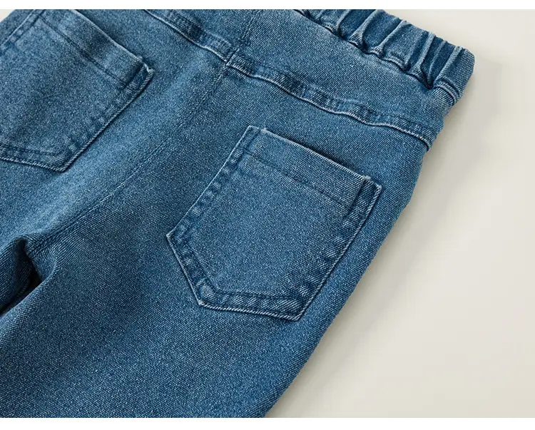 Girls Bow Bell-Bottom Jeans Spring Autumn — feature 22