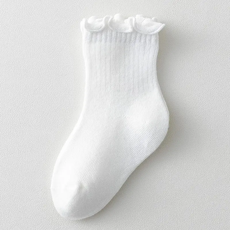 Blue Wooden Ear Mid-Tube Socks for Boys Girls - Image 5