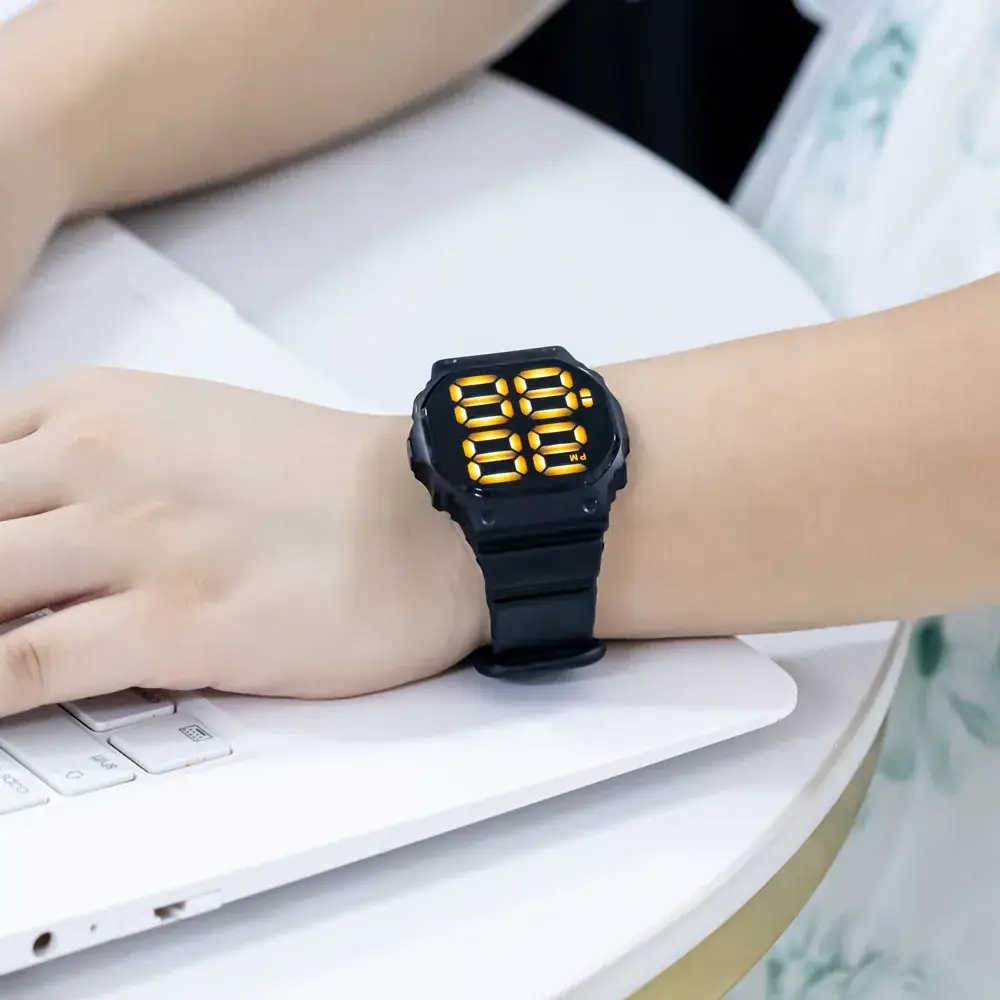 Luminous Digital Watch for Men Women Kids Waterproof Large Screen - Image 12