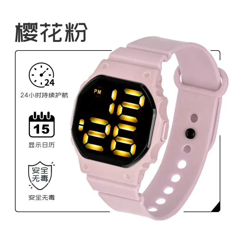 Luminous Digital Watch for Men Women Kids Waterproof Large Screen - Image 3