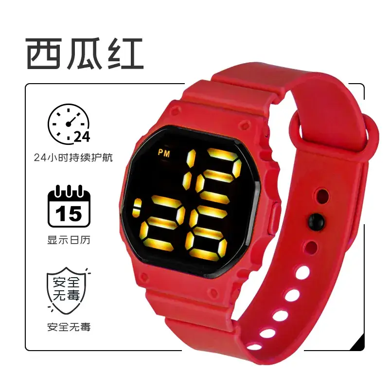 Luminous Digital Watch for Men Women Kids Waterproof Large Screen - Image 5