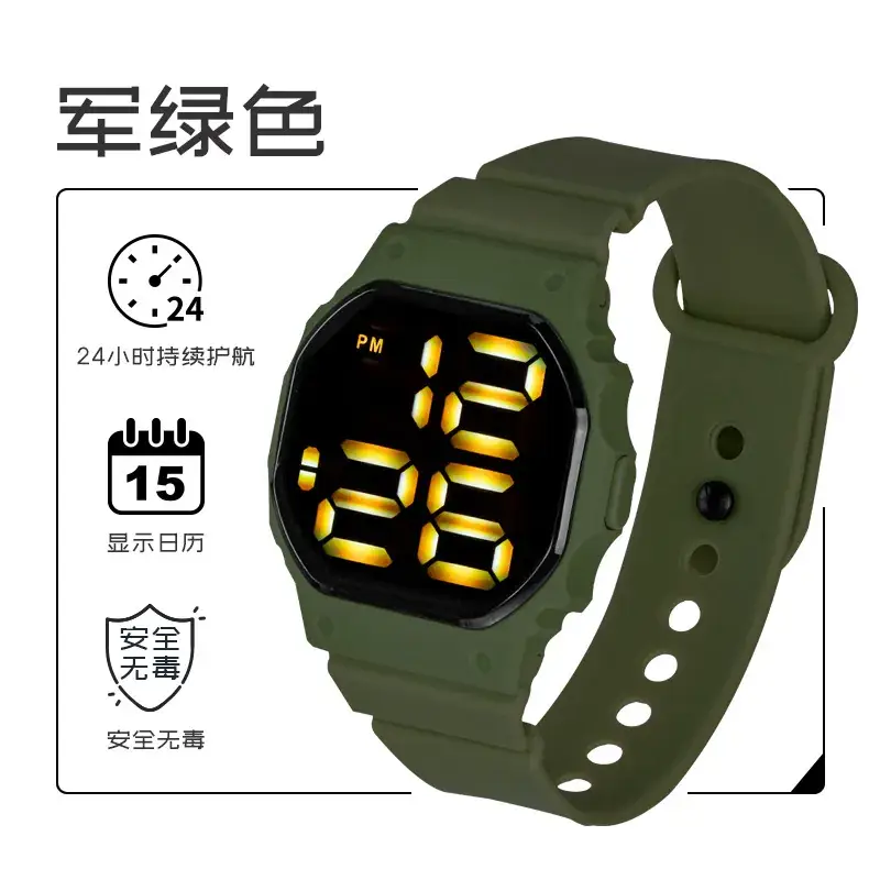 Luminous Digital Watch for Men Women Kids Waterproof Large Screen - Image 6