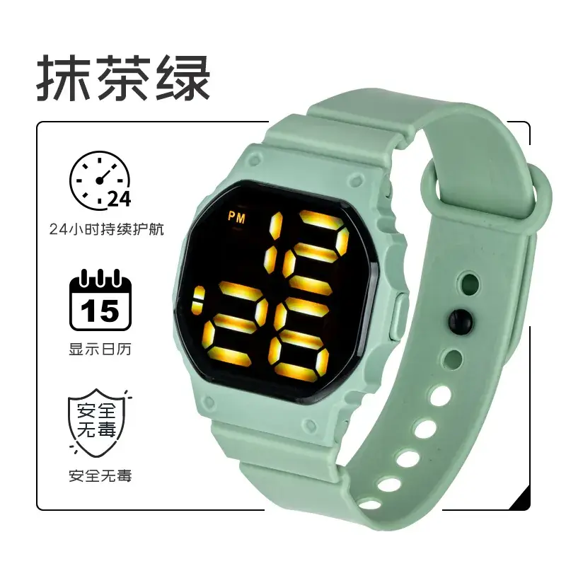 Luminous Digital Watch for Men Women Kids Waterproof Large Screen - Image 7