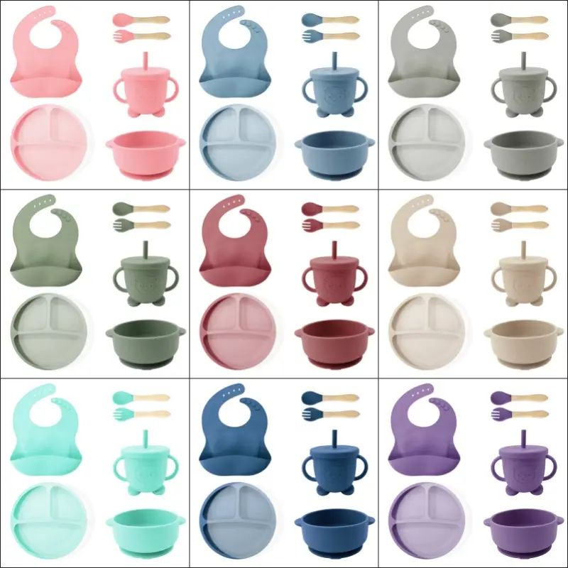 Silicone Baby Dining Set with Ear Bowl & Spoon - Image 21