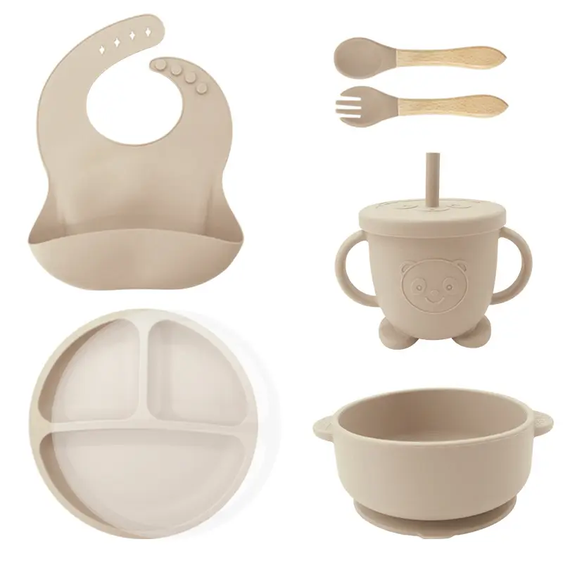 Silicone Baby Dining Set with Ear Bowl & Spoon - Image 5