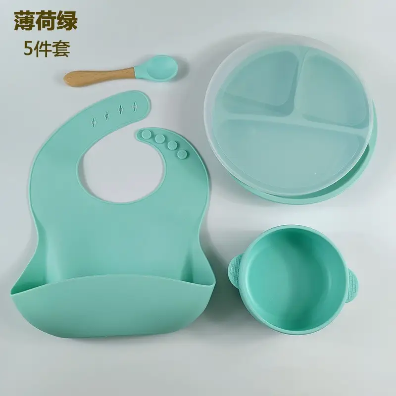 Silicone Baby Dining Set with Ear Bowl & Spoon — feature 18