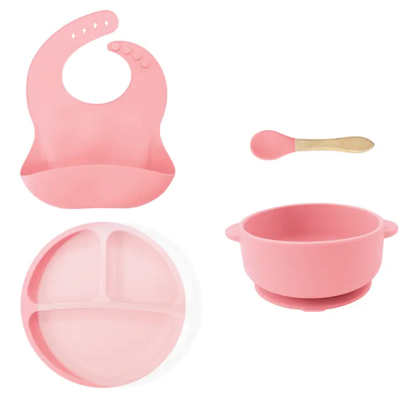 Silicone Baby Dining Set with Ear Bowl & Spoon - Image 12