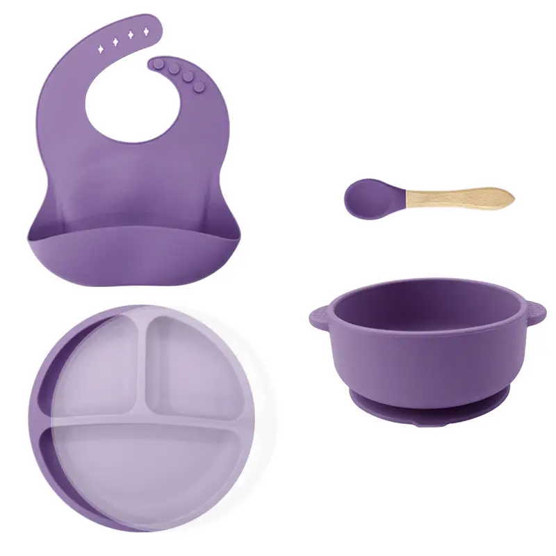 Silicone Baby Dining Set with Ear Bowl & Spoon - Image 13