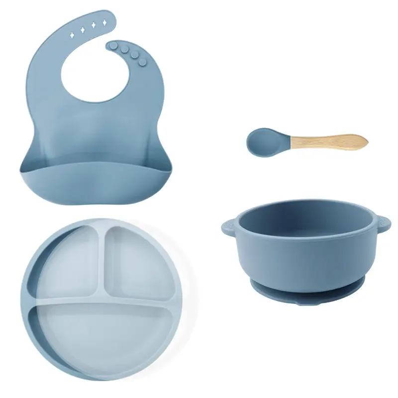 Silicone Baby Dining Set with Ear Bowl & Spoon - Image 14