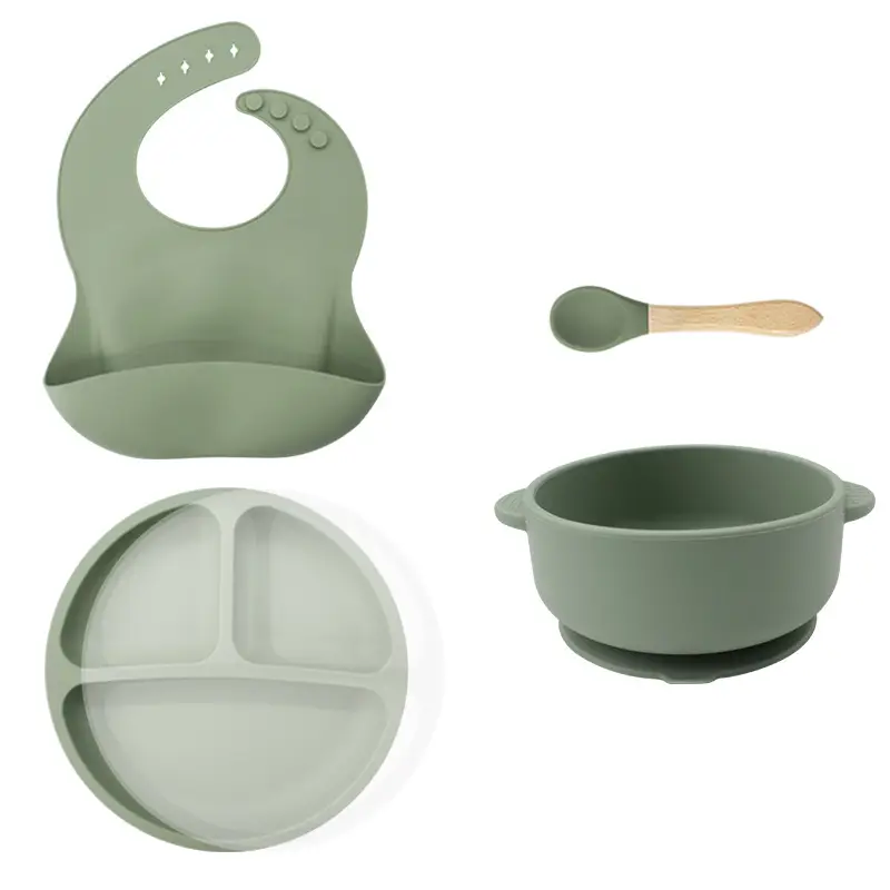 Silicone Baby Dining Set with Ear Bowl & Spoon - Image 16
