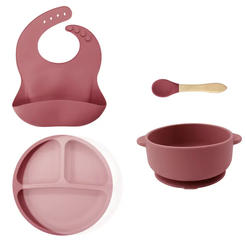 Silicone Baby Dining Set with Ear Bowl & Spoon - Image 18