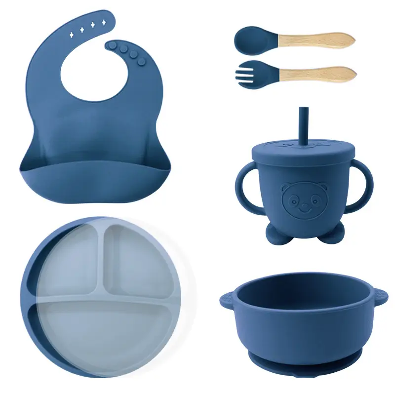 Silicone Baby Dining Set with Ear Bowl & Spoon - Image 7