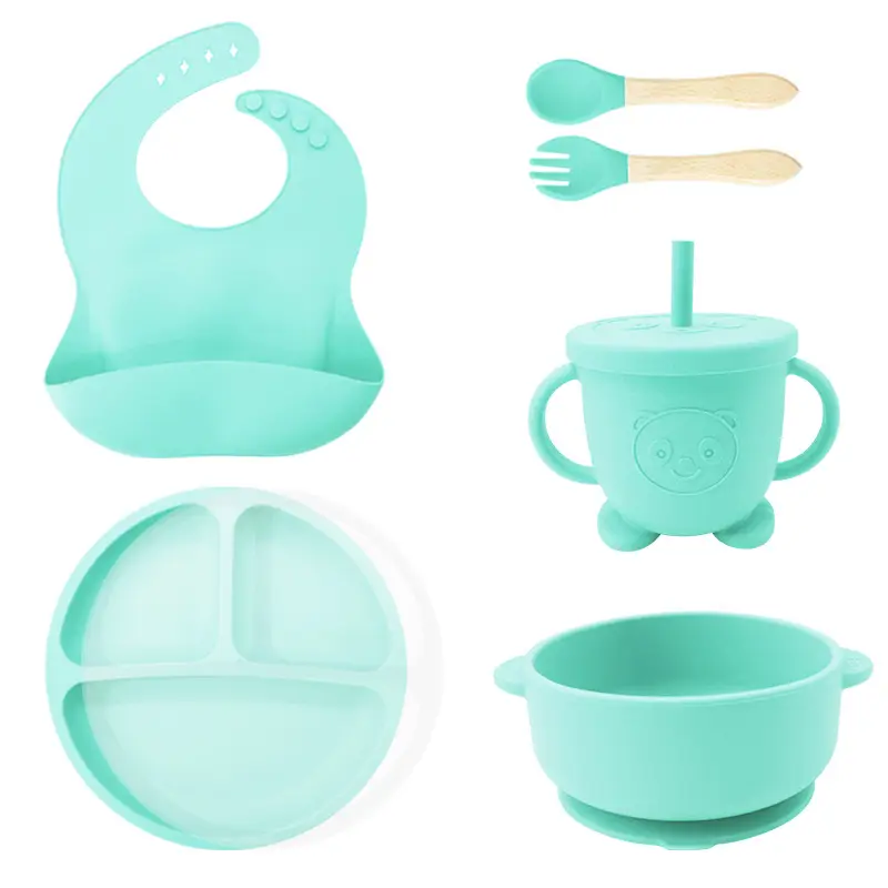 Silicone Baby Dining Set with Ear Bowl & Spoon - Image 9