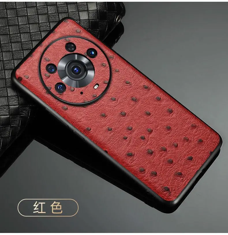Magic4 4Pro Mobile Phone Case with Ostrich Head Leather Protection — feature 12