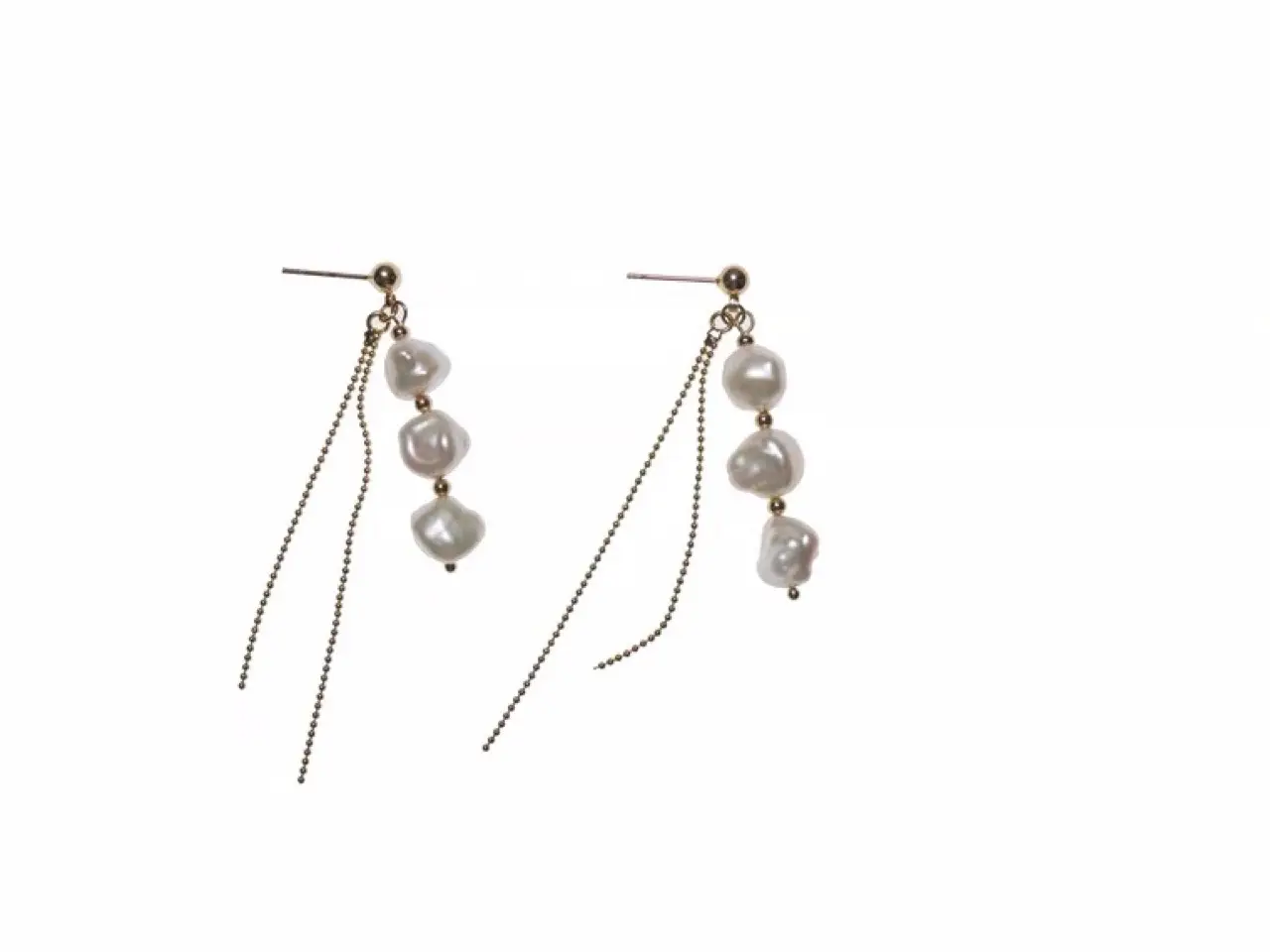 Broken Silver Pearl Earrings for Women Elegant Commute — feature 5