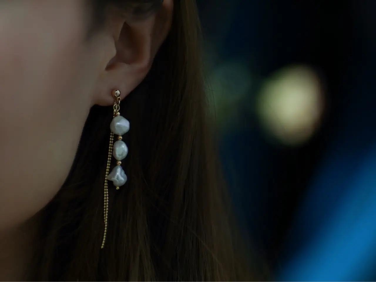 Broken Silver Pearl Earrings for Women Elegant Commute — feature 6