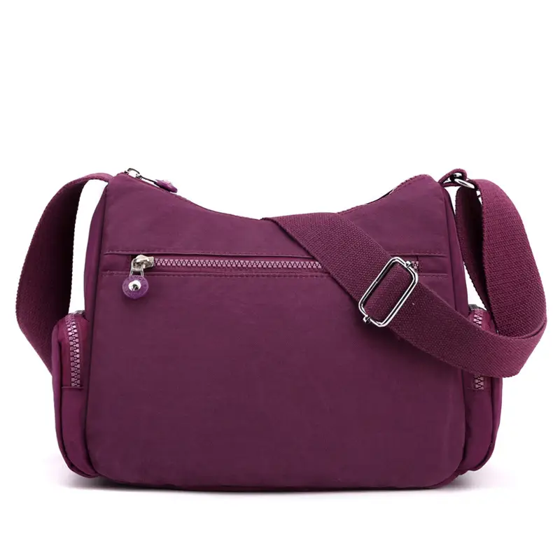 Women's Purple Crossbody Shoulder Bag with Adjustable Strap - Image 11