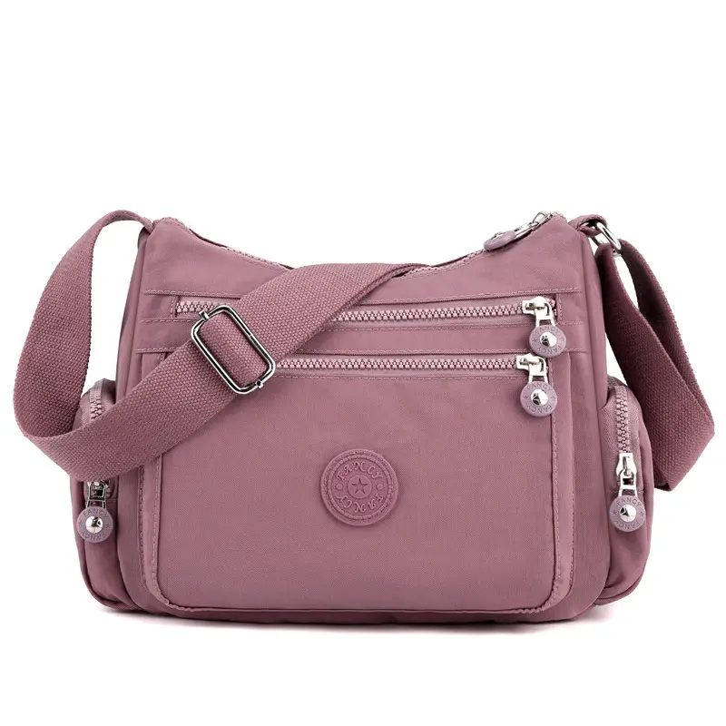 Women's Purple Crossbody Shoulder Bag with Adjustable Strap - Image 5