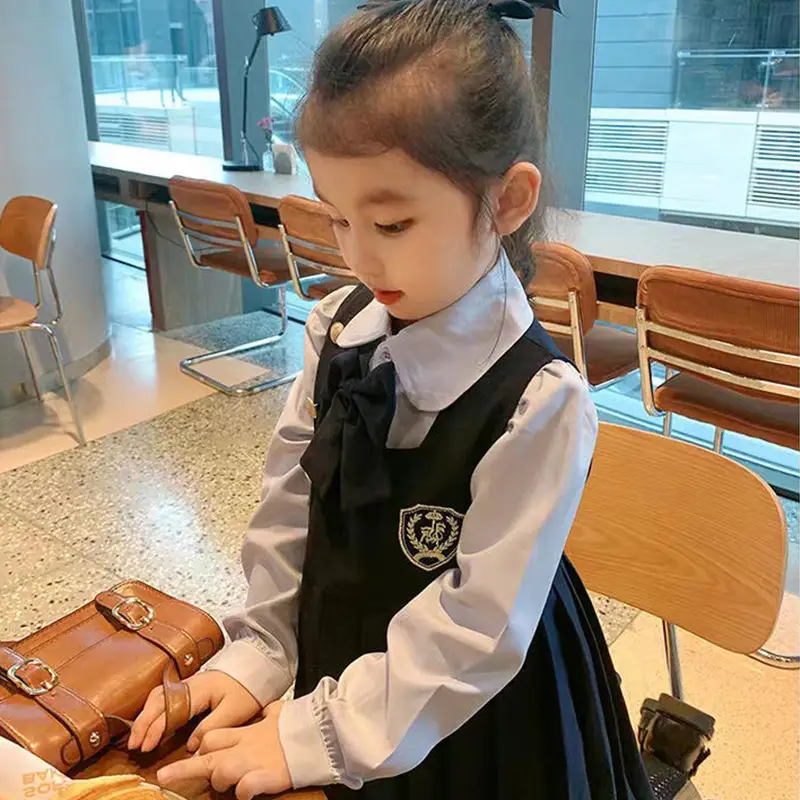Girls Fake Two-Piece Skirt Set Autumn 2024 - Image 2