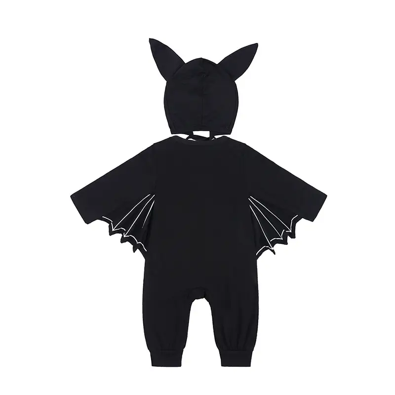 Baby Batwing Hat with Cat Ears Black - Image 18