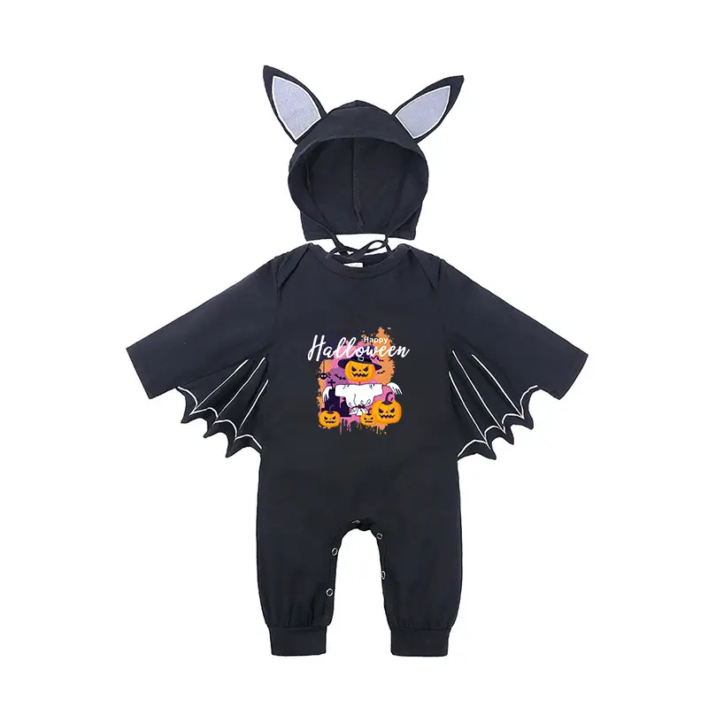 Baby Batwing Hat with Cat Ears Black - Image 10