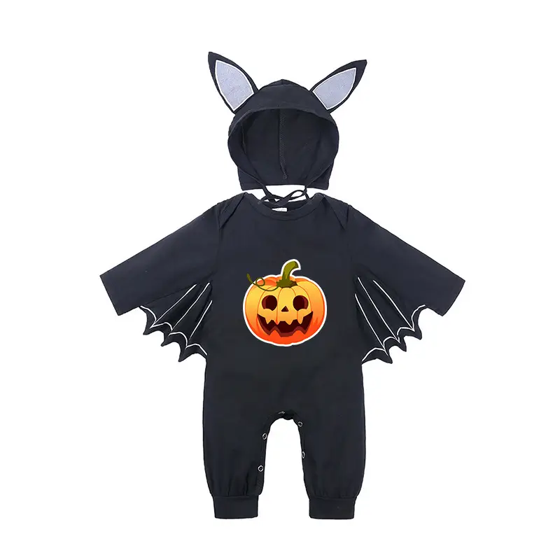 Baby Batwing Hat with Cat Ears Black - Image 14