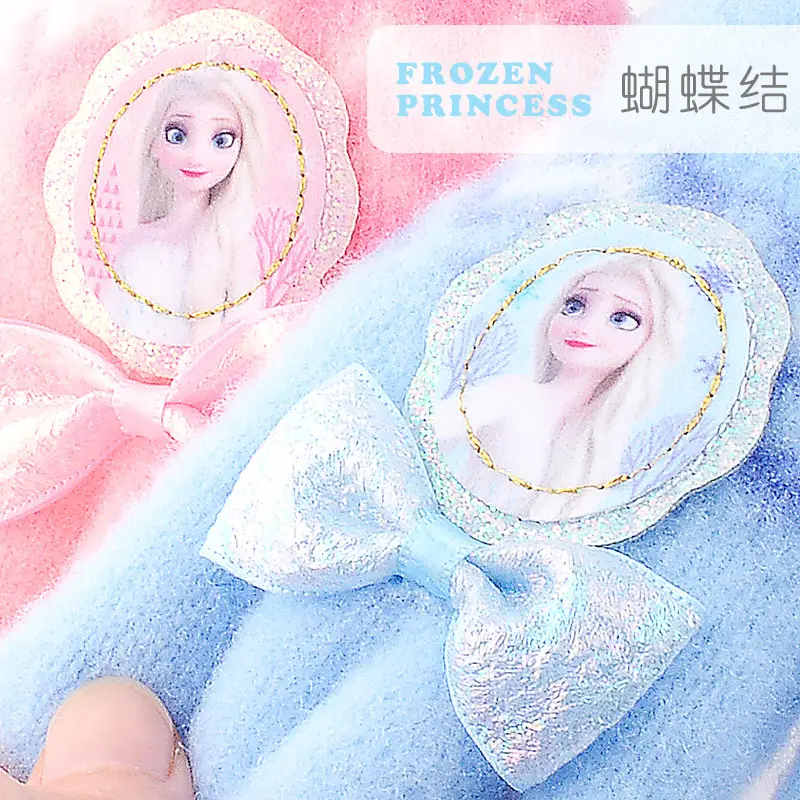 Frozen Five-Finger Gloves for Girls Toddler Bow Elsa - Image 9