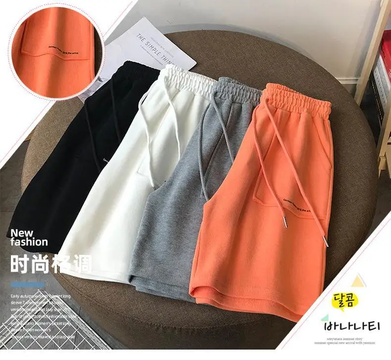 Women's White 5-Point Pants Summer Wear — feature 11