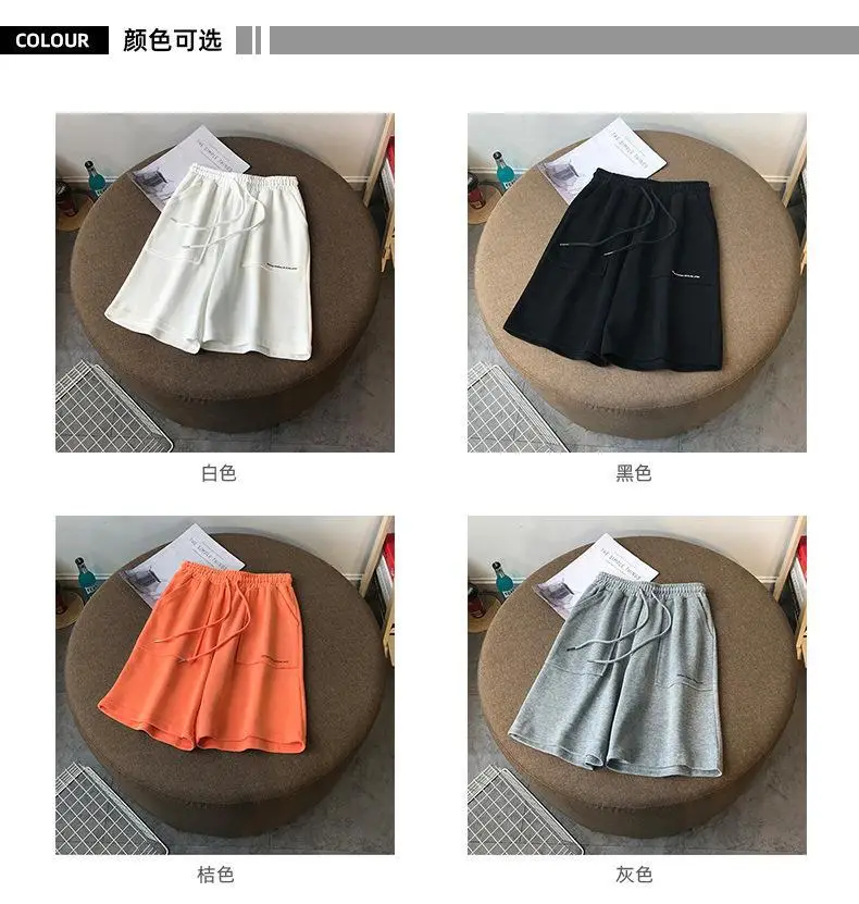 Women's White 5-Point Pants Summer Wear — feature 12
