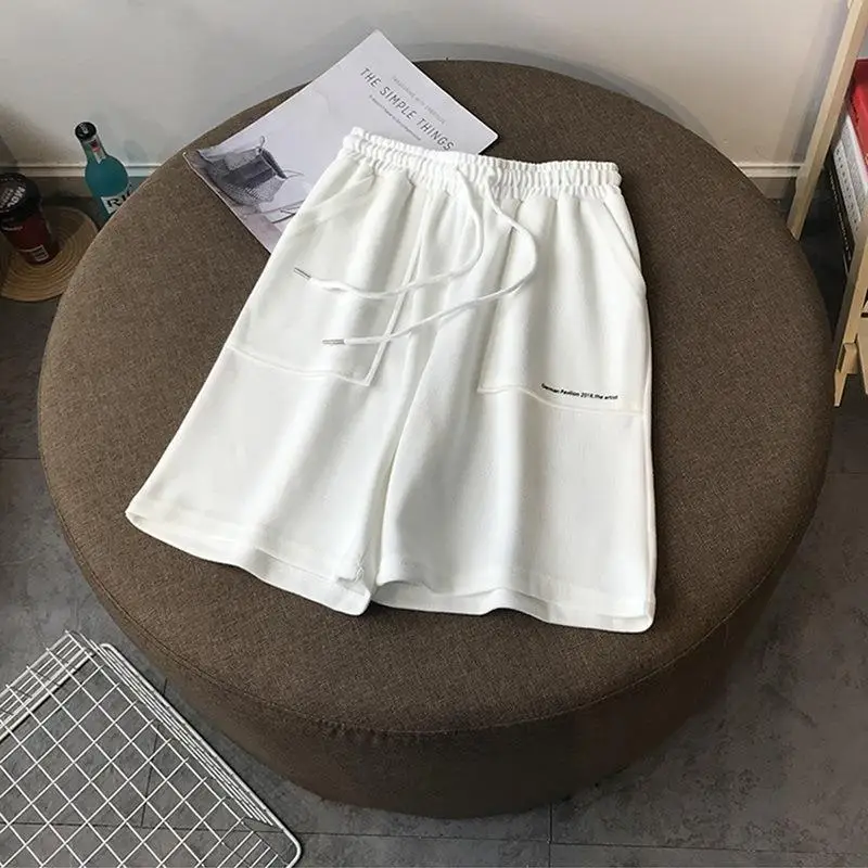 Women's White 5-Point Pants Summer Wear - Image 2