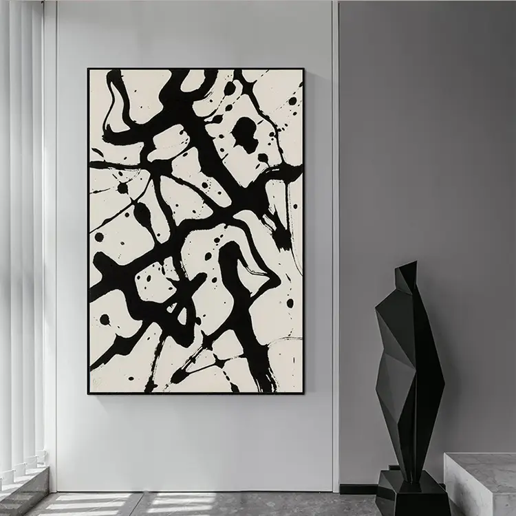 Abstract Black Line Wall Art for Modern Home Decor — feature 10