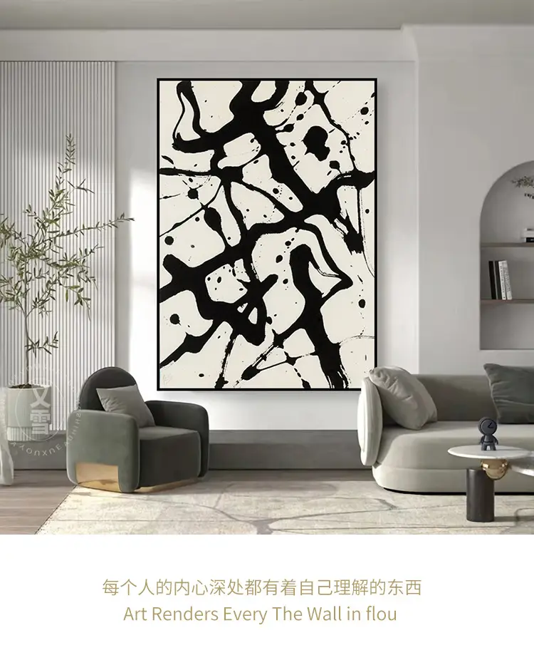 Abstract Black Line Wall Art for Modern Home Decor — feature 7