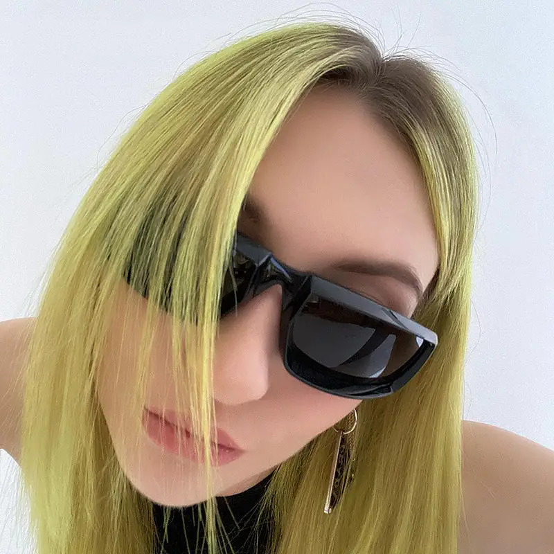 Anti-UV Sunglasses for Women Steampunk Style White - Image 5