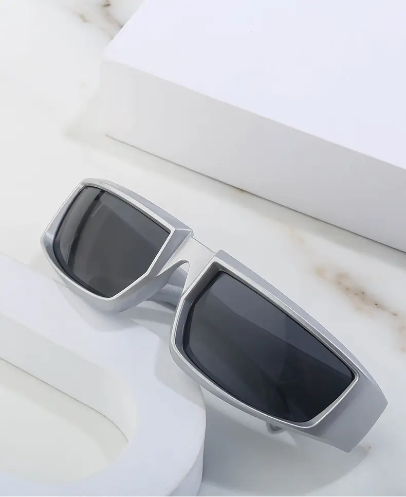 Anti-UV Sunglasses for Women Steampunk Style White — feature 24
