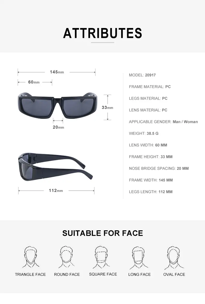 Anti-UV Sunglasses for Women Steampunk Style White — feature 31