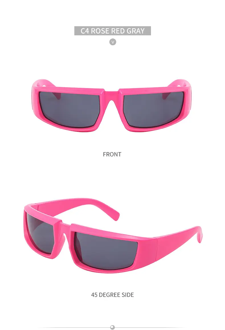 Anti-UV Sunglasses for Women Steampunk Style White — feature 38