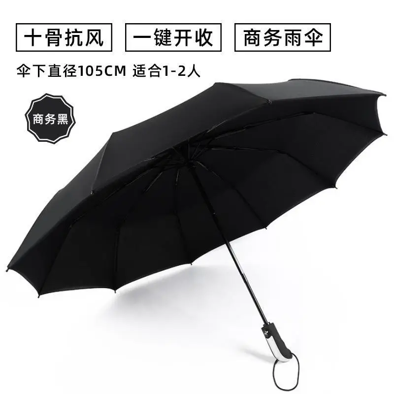 Automatic Folding Umbrella Red 130cm