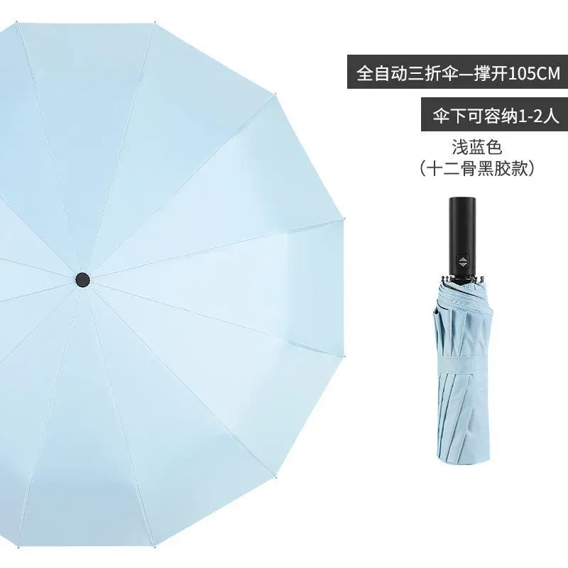 Automatic Folding Umbrella Red 130cm