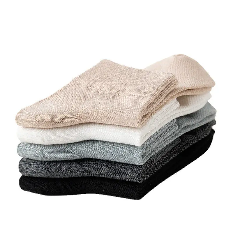 Autumn and winter new loose socks men's socks sweat-absorbent breathable casual business socks not leg men's socks wholesale