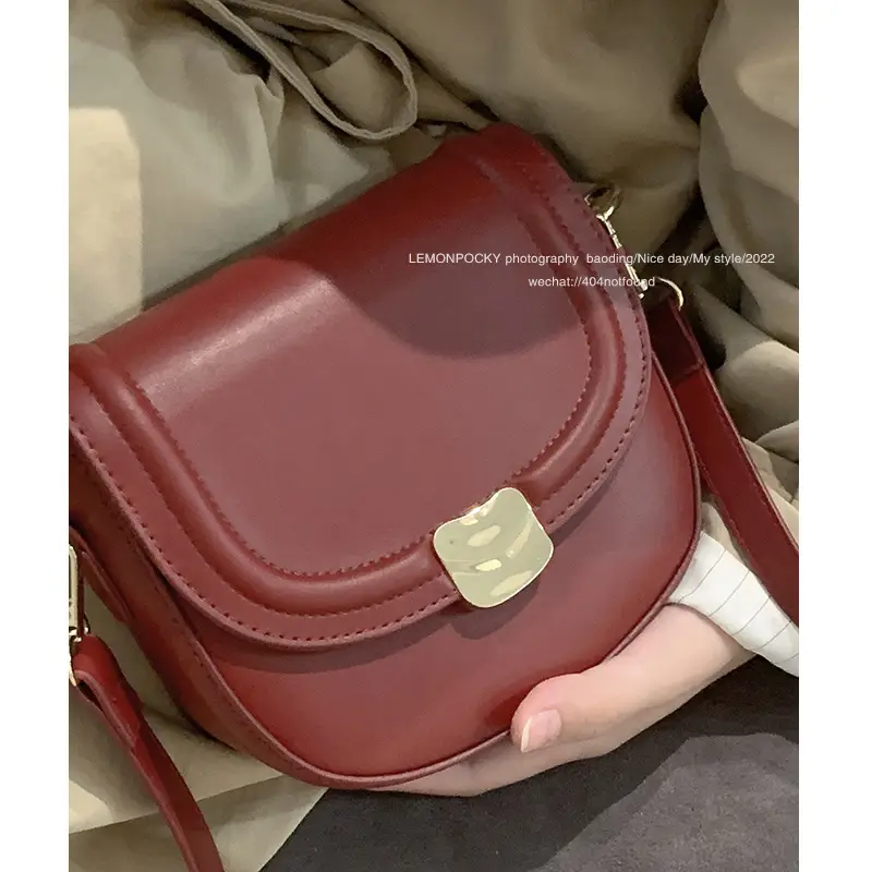 Women's Red Square Crossbody Bag 2022 New Trendy - Image 6