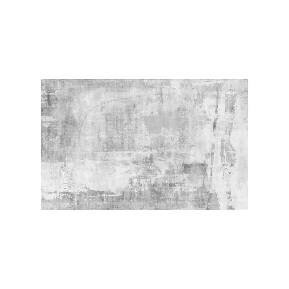 Pure Gray Abstract Woolen Coffee Table Mat - Image 26