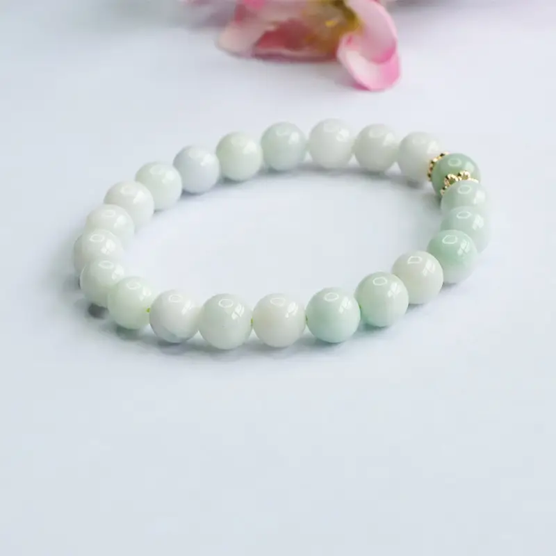Guan Yu Natural Jade Bracelet for Women Single Heart Design — feature 6