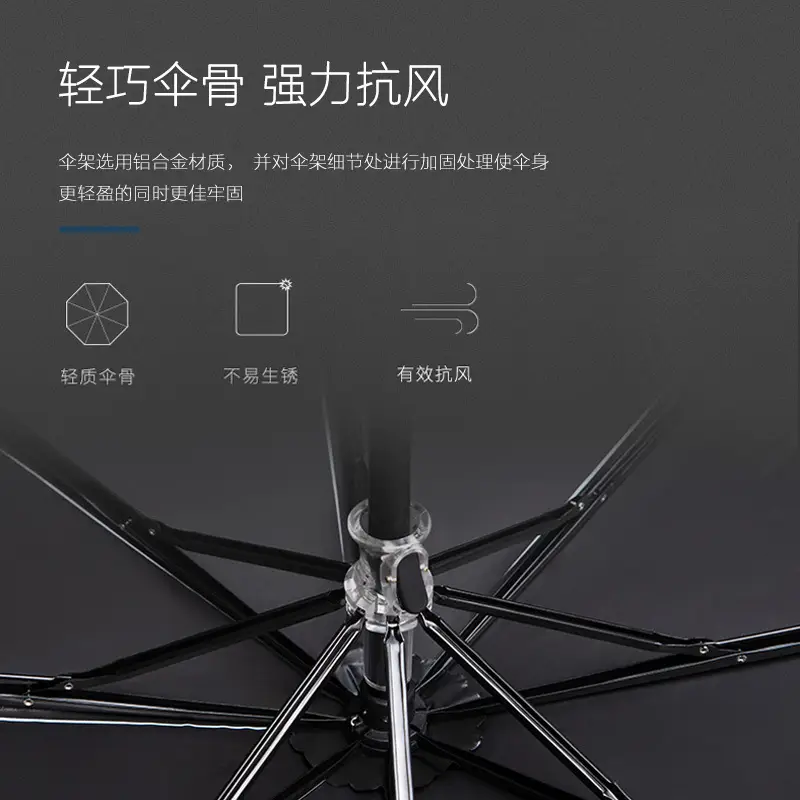 Rainproof Floral Umbrella with 50% Off Protection - Image 10