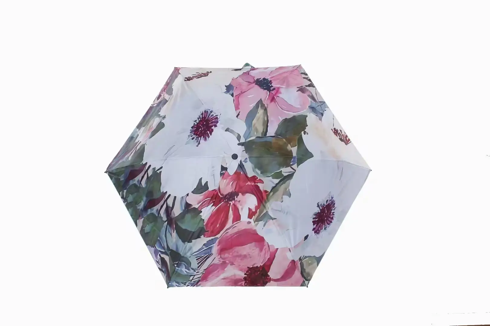 Rainproof Floral Umbrella with 50% Off Protection - Image 2