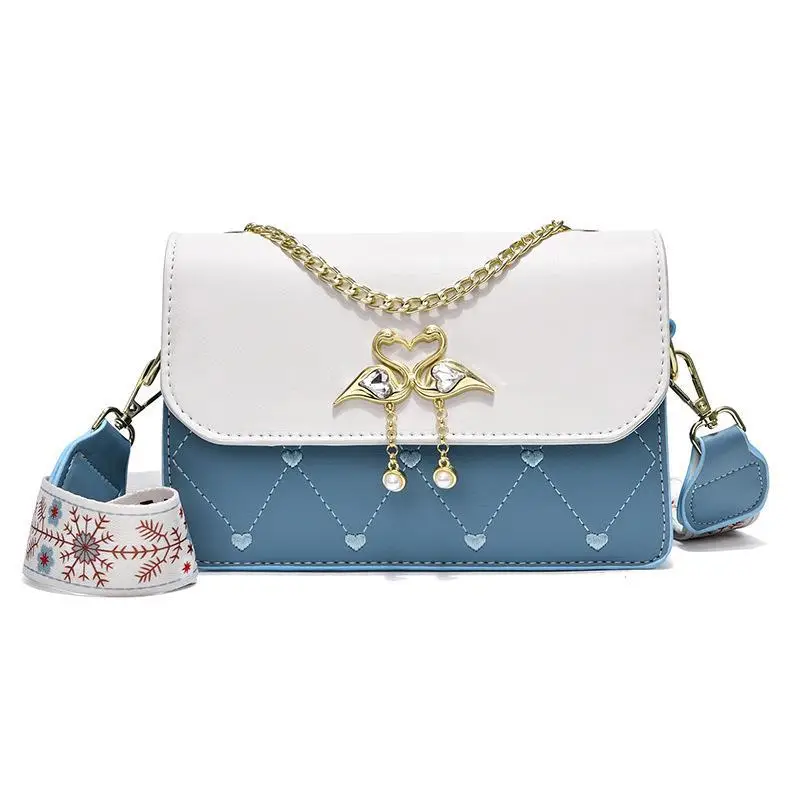 Women's White Black Chain Crossbody Bag 2025 - Image 10